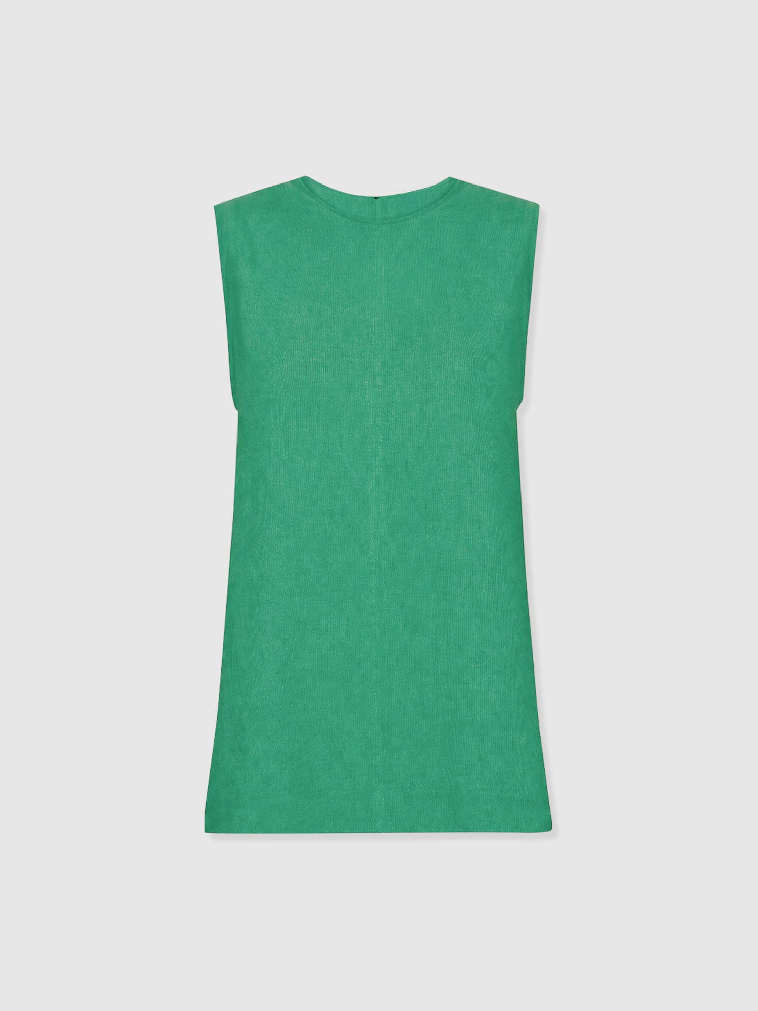 Corinne Linen Tunic - Green - Women's T-shirts | Saint + Sofia® UK