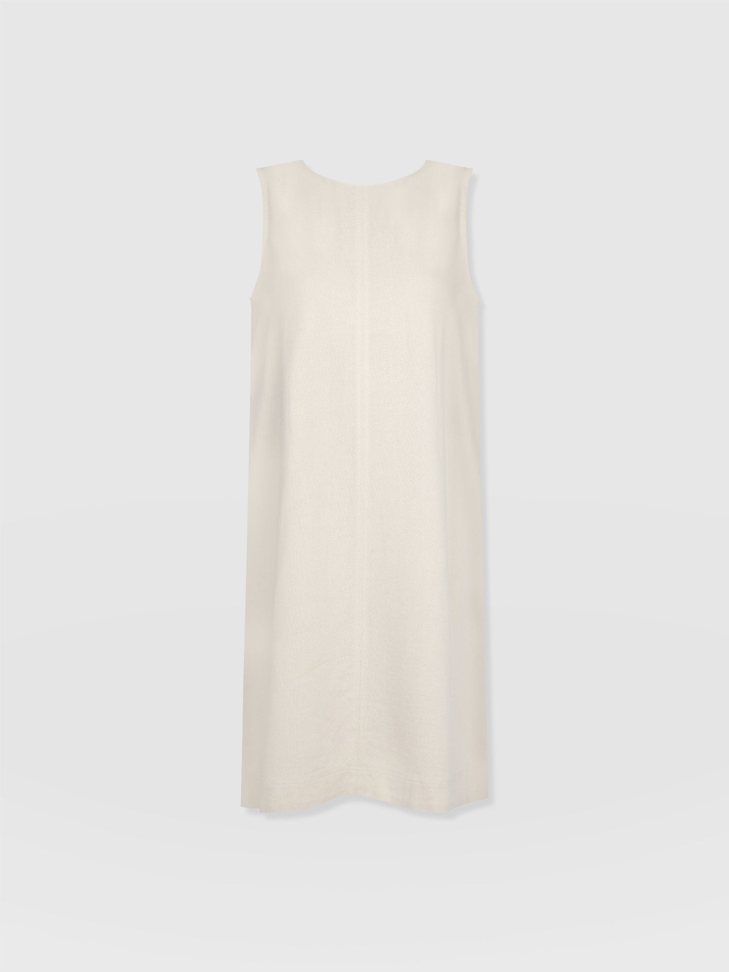 Corinne Linen Shift Dress - Oatmeal - Women's Dresses | Saint + Sofia® UK