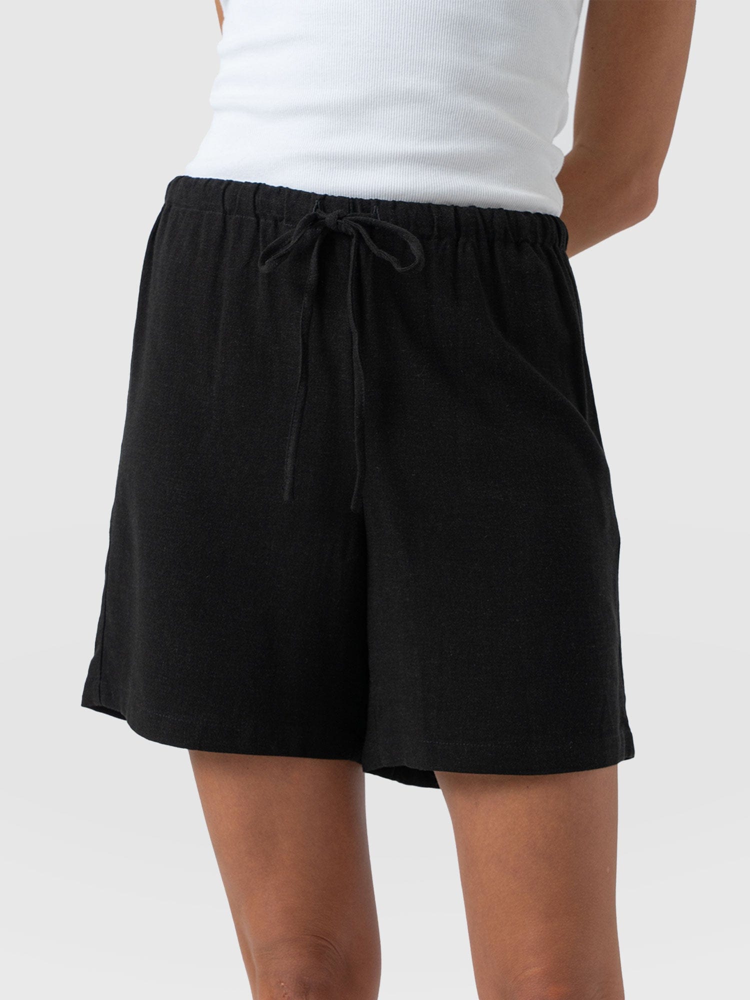 Corinne Short Black - Women's Shorts | Saint + Sofia® UK