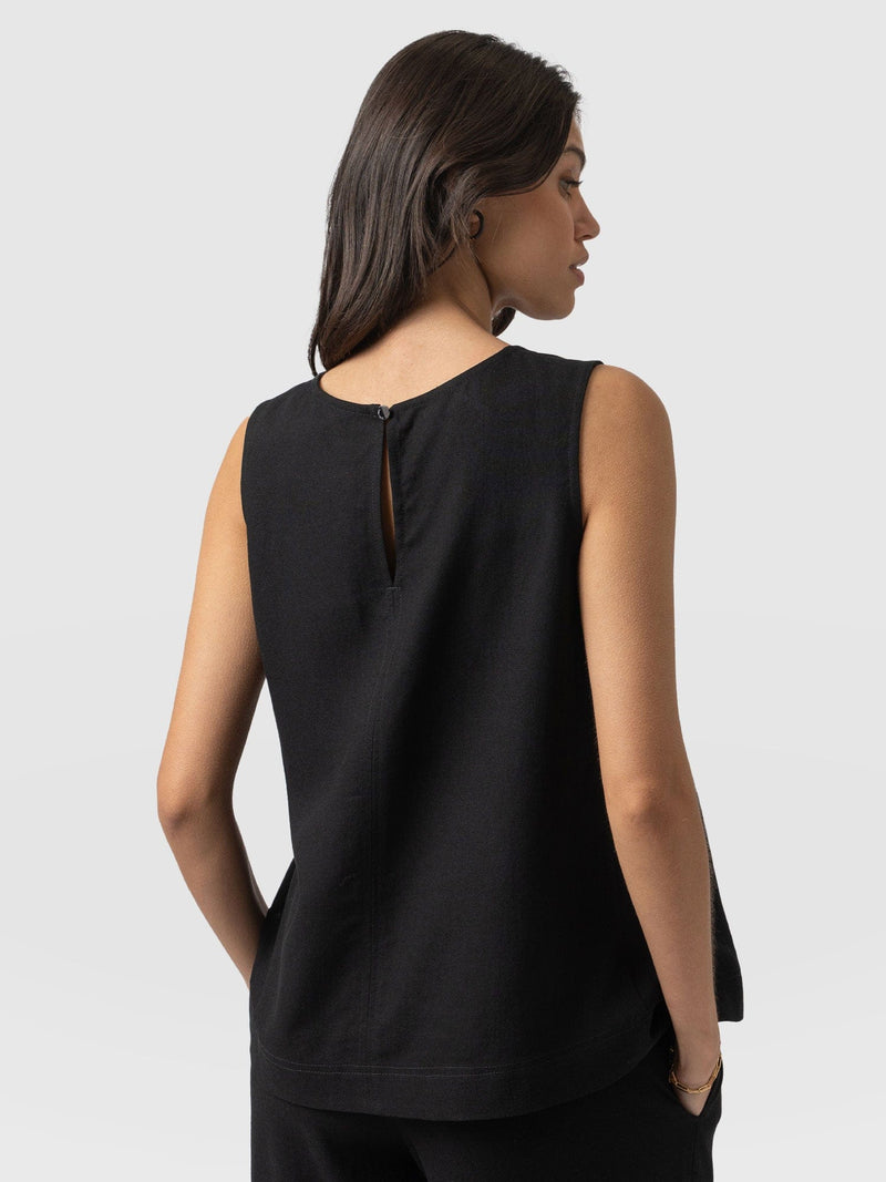 Corinne Tunic Black - Women's Tops | Saint + Sofia® UK