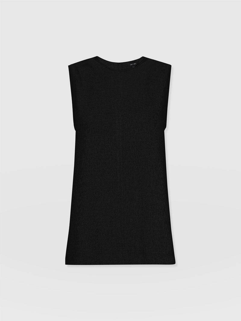 Corinne Tunic Black - Women's Tops | Saint + Sofia® UK