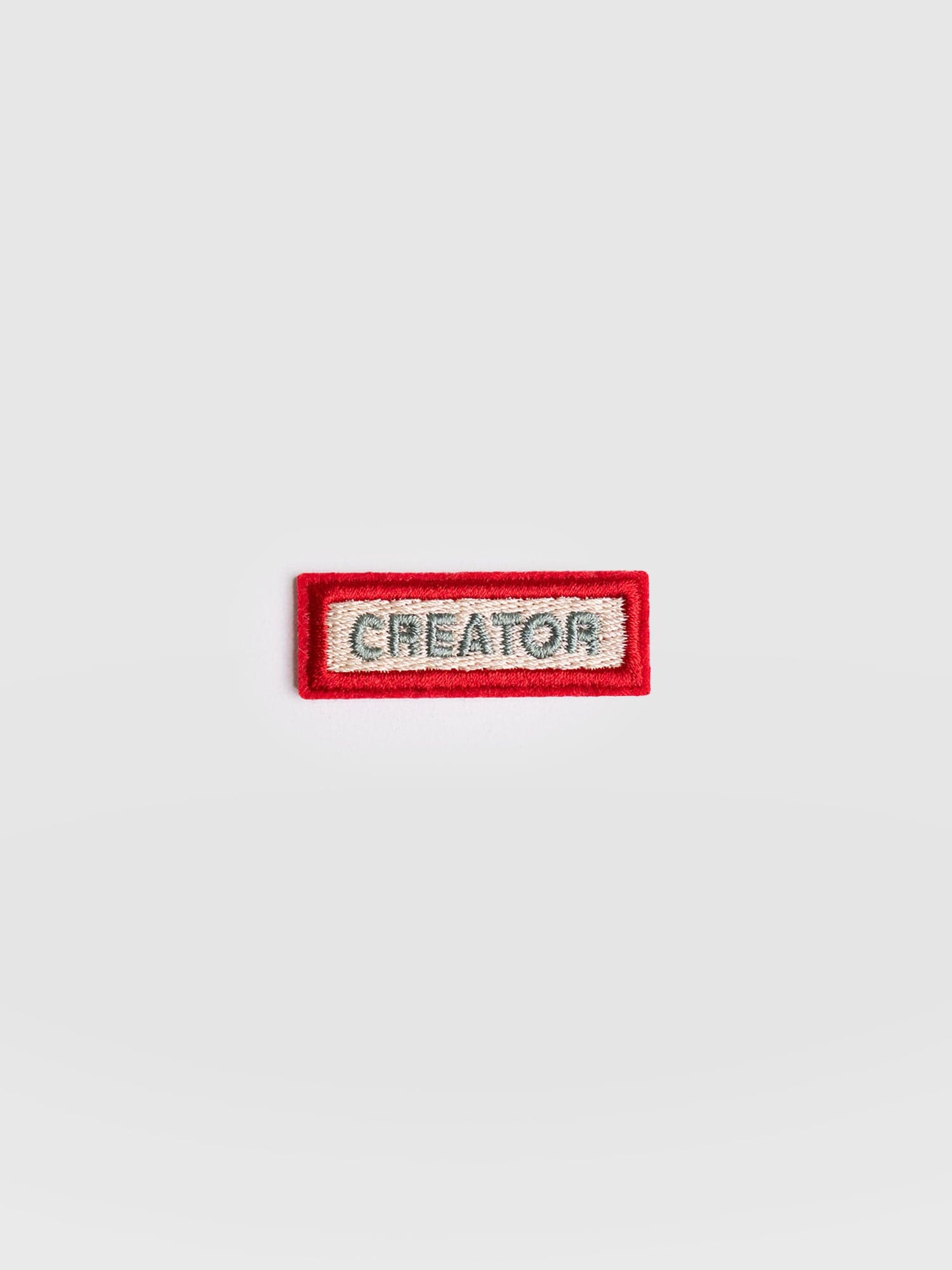 Creator Sticker Badge - Cream - Women's Accessories | Saint and Sofia® UK