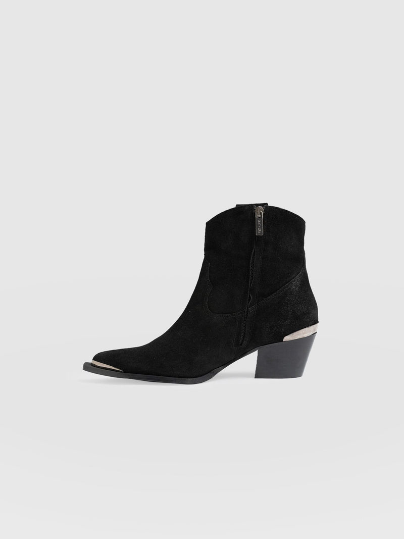 Dallas Metal Boot - Black