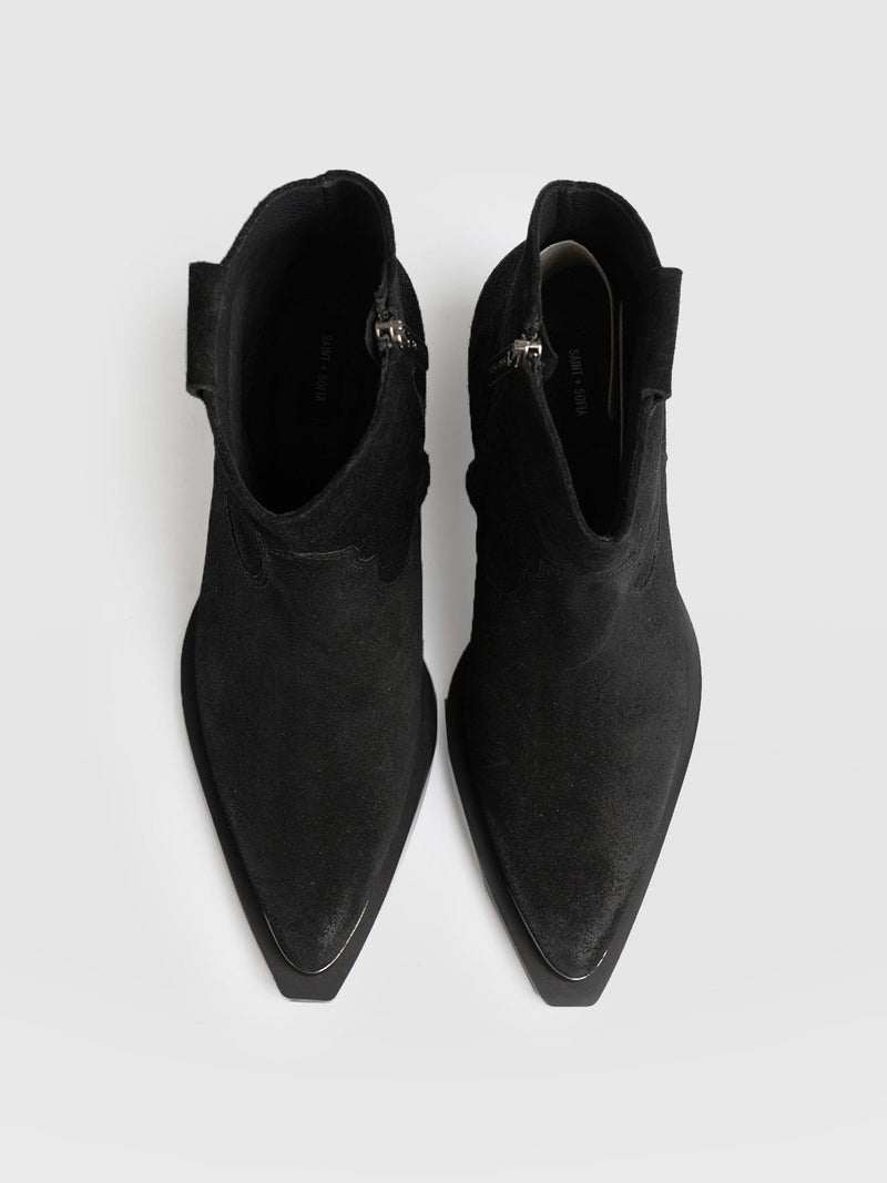 Dallas Metal Boot - Black