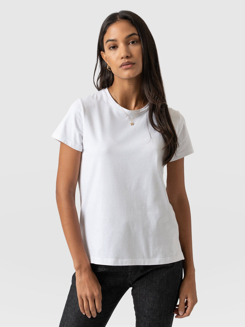 Easy Tee White - Women's T-Shirts | Saint and Sofia® UK