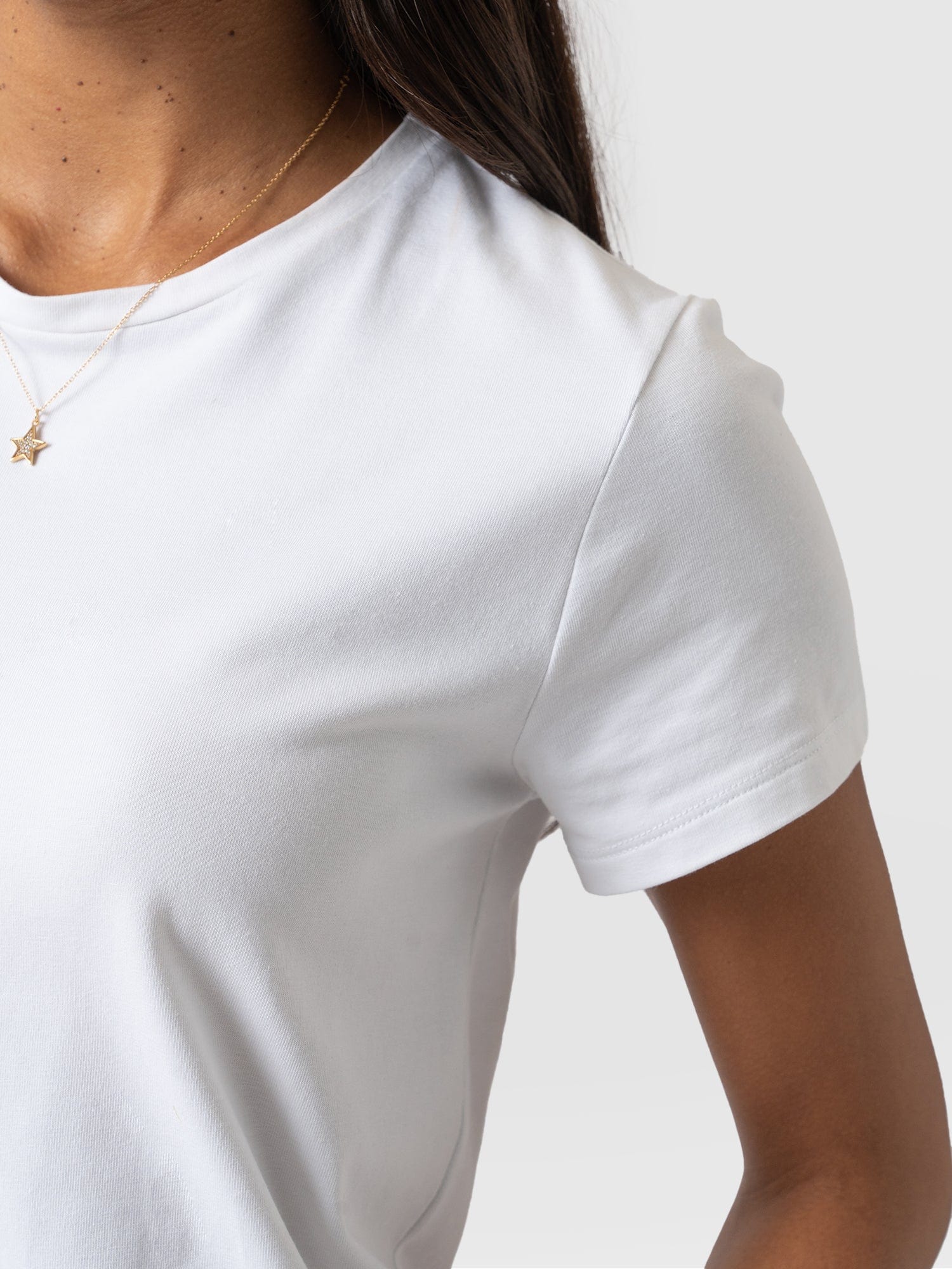 Easy Tee White - Women's T-Shirts | Saint + Sofia® UK