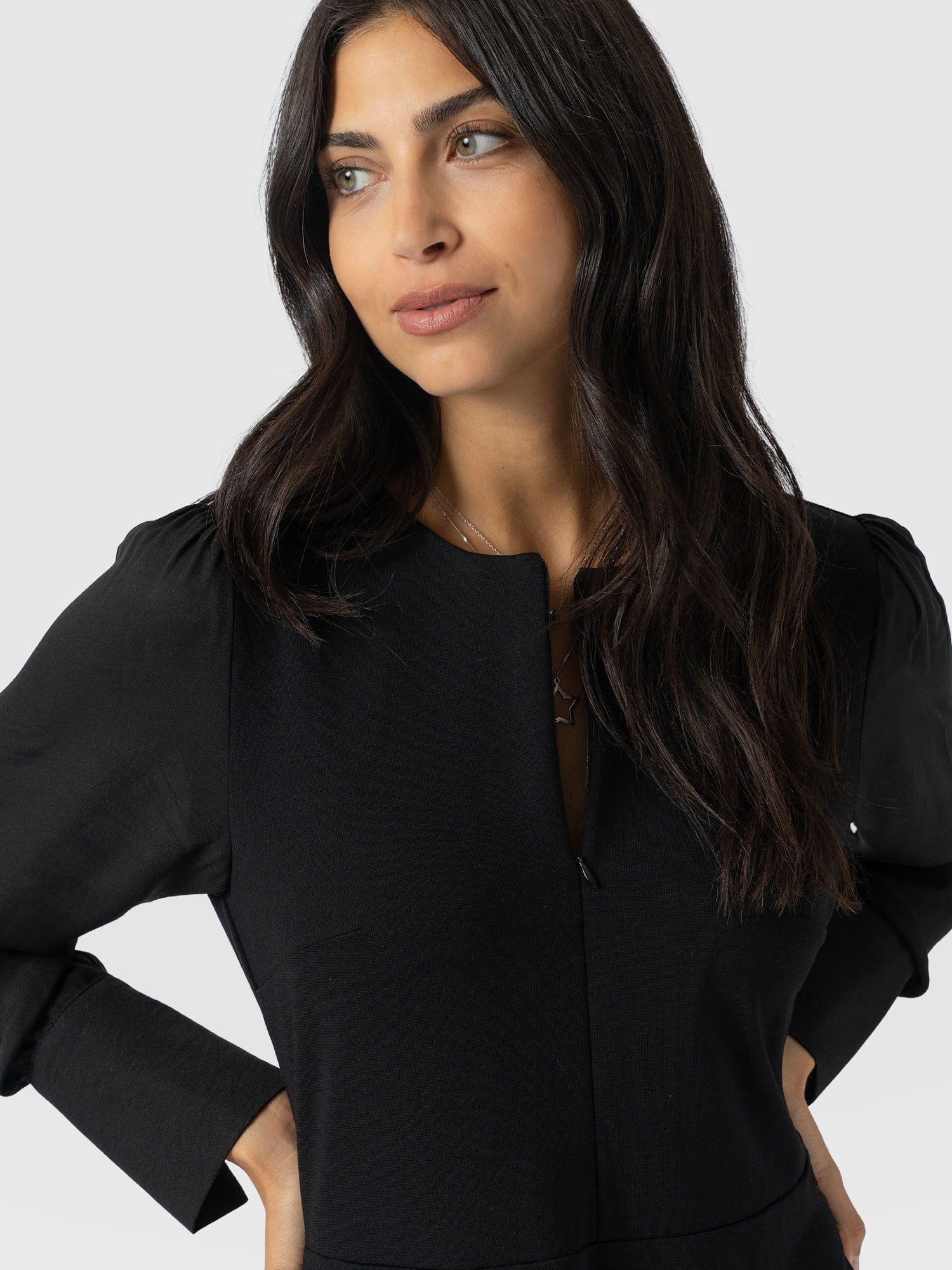 Ella Fit & Flare Dress - Black - Women's Dresses | Saint + Sofia® UK