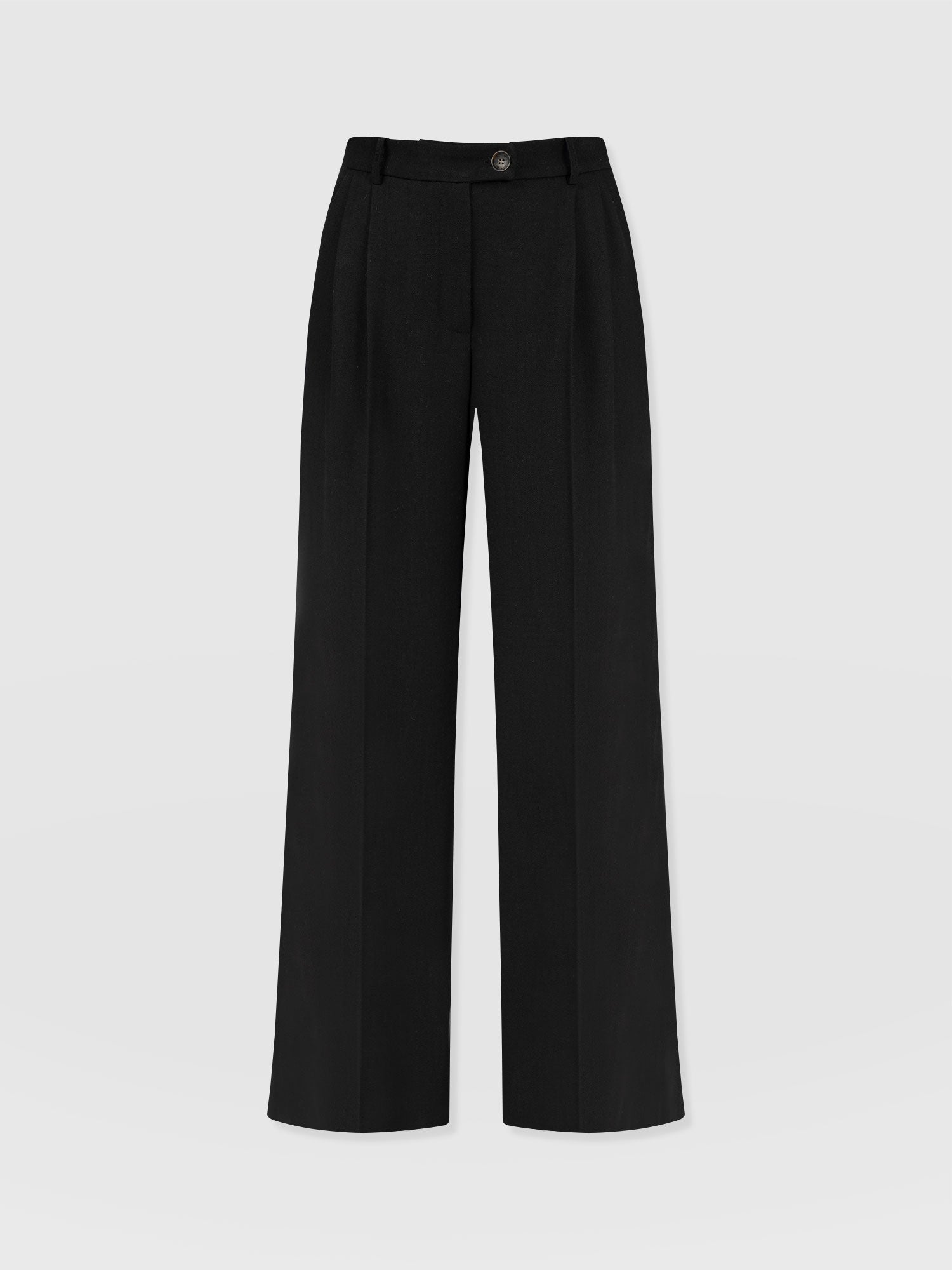 Argent Wide Leg Pant Black - Women's Trousers | Saint + Sofia® UK