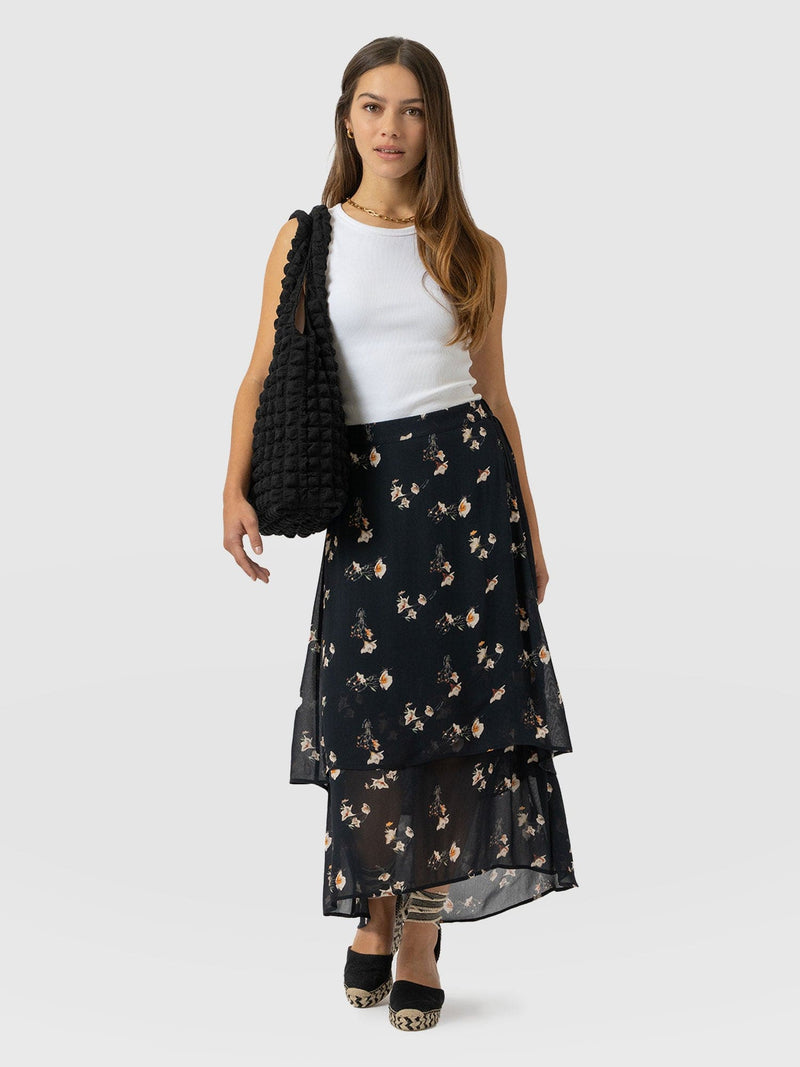 Etta Layered Skirt - Lily Gardens - Women's Skirts | Saint + Sofia® UK
