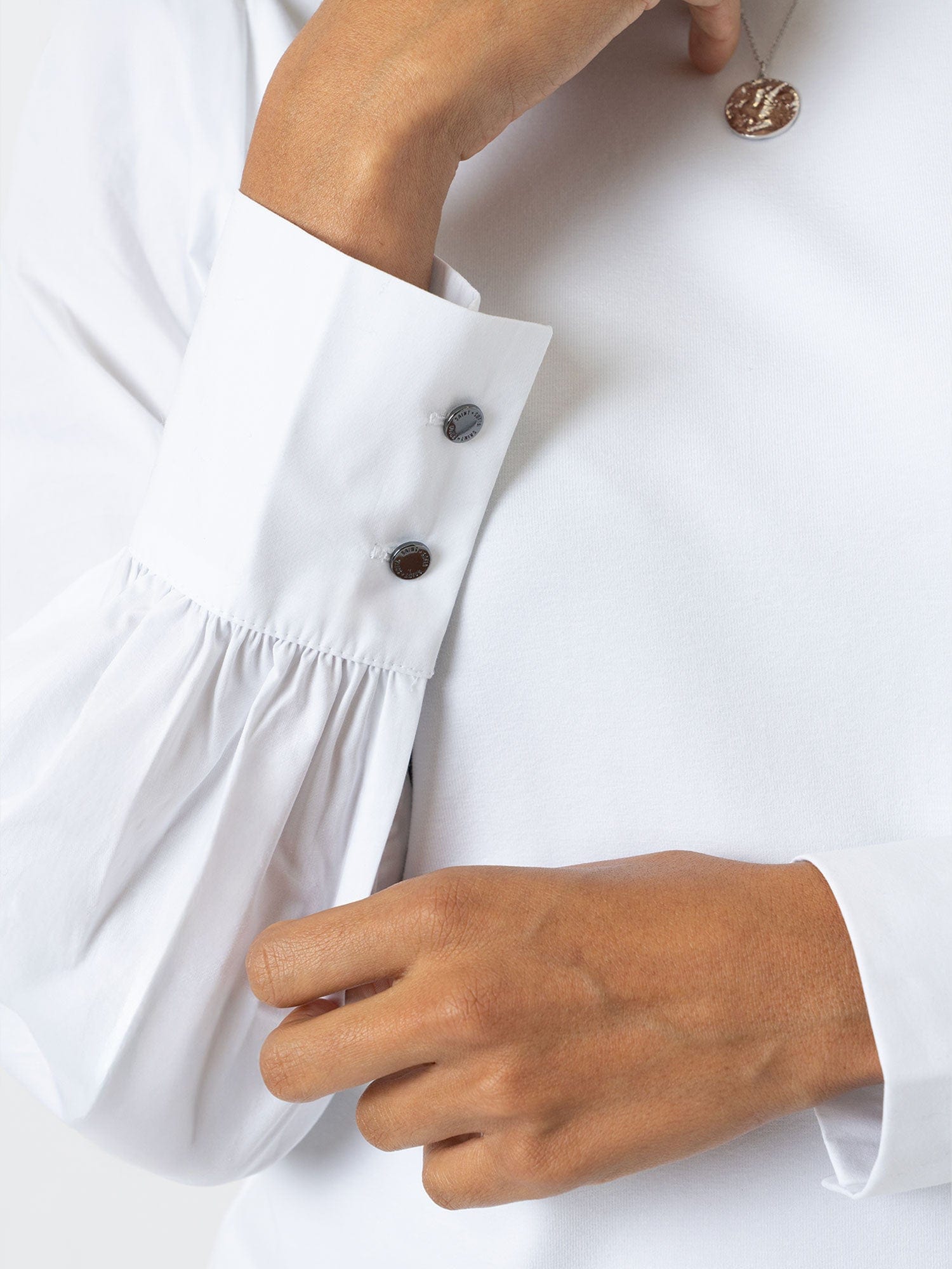 Eva Mockable Top White - Women's Tops | Saint + Sofia® UK