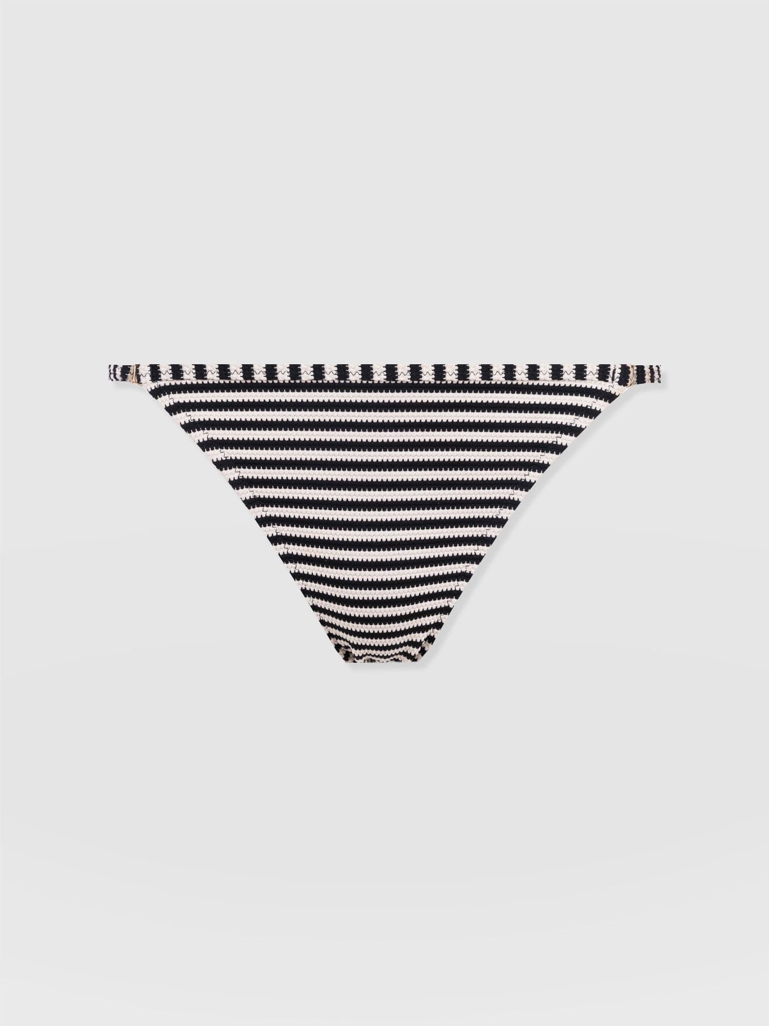 Faye Adjustable Bikini Bottom - Stripe - Women's Swimwear | Saint + Sofia® UK
