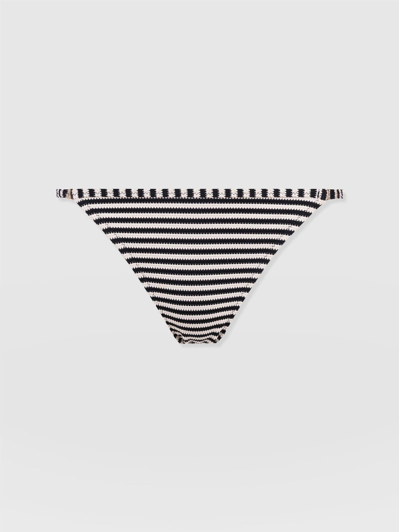Faye Adjustable Bikini Bottom - Stripe - Women's Swimwear | Saint + Sofia® UK