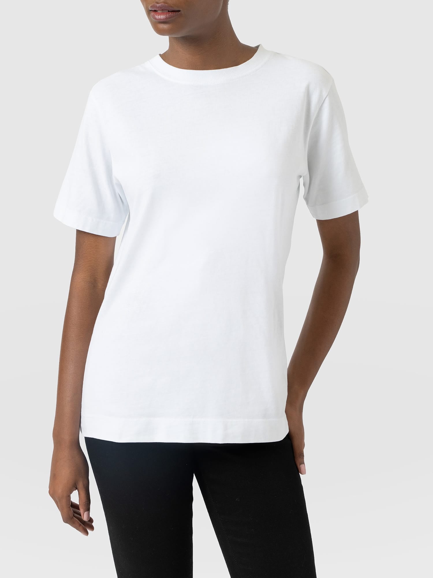 Finsbury Crew Neck Tee - White