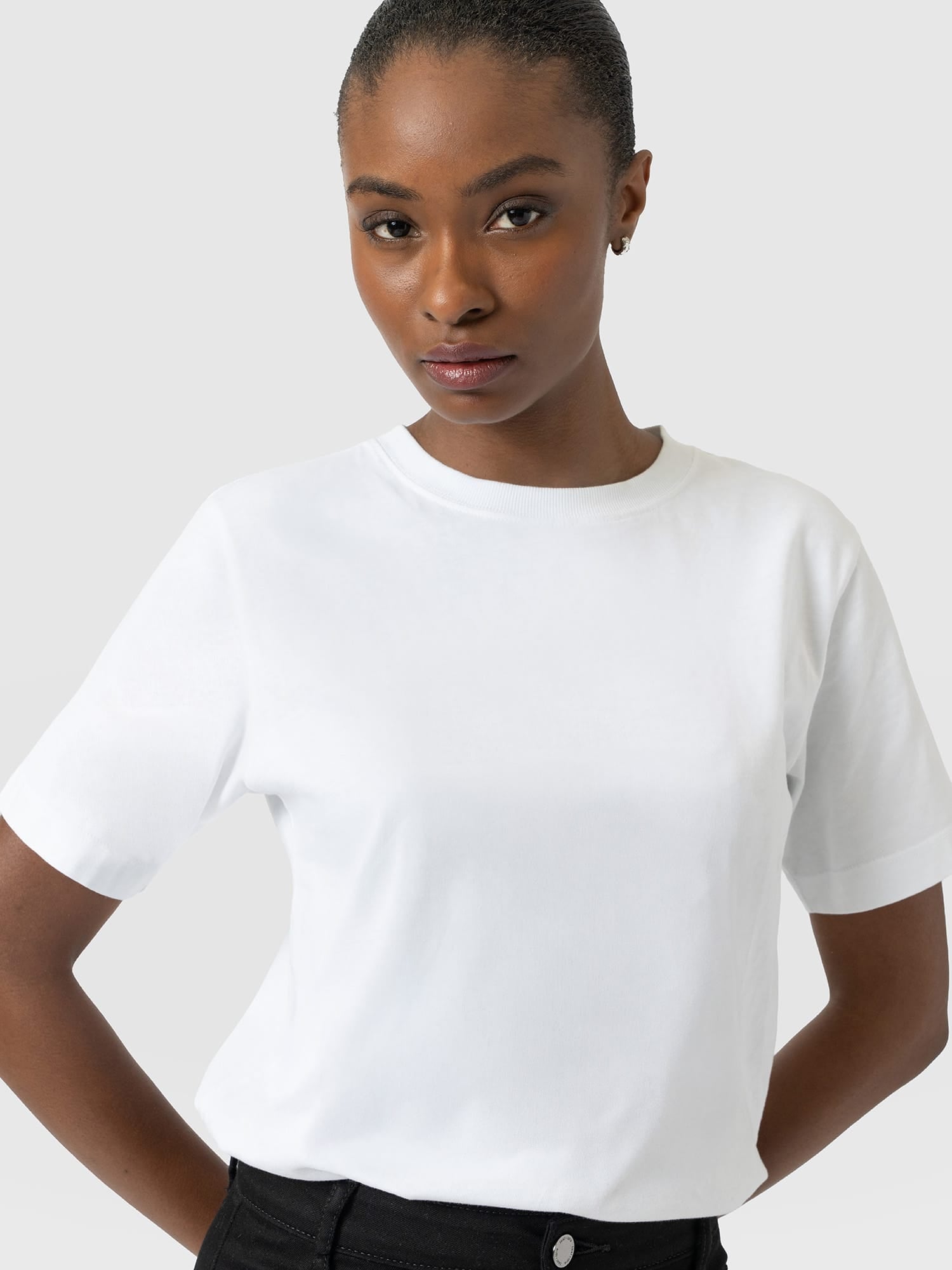 Finsbury Crew Neck Tee - White