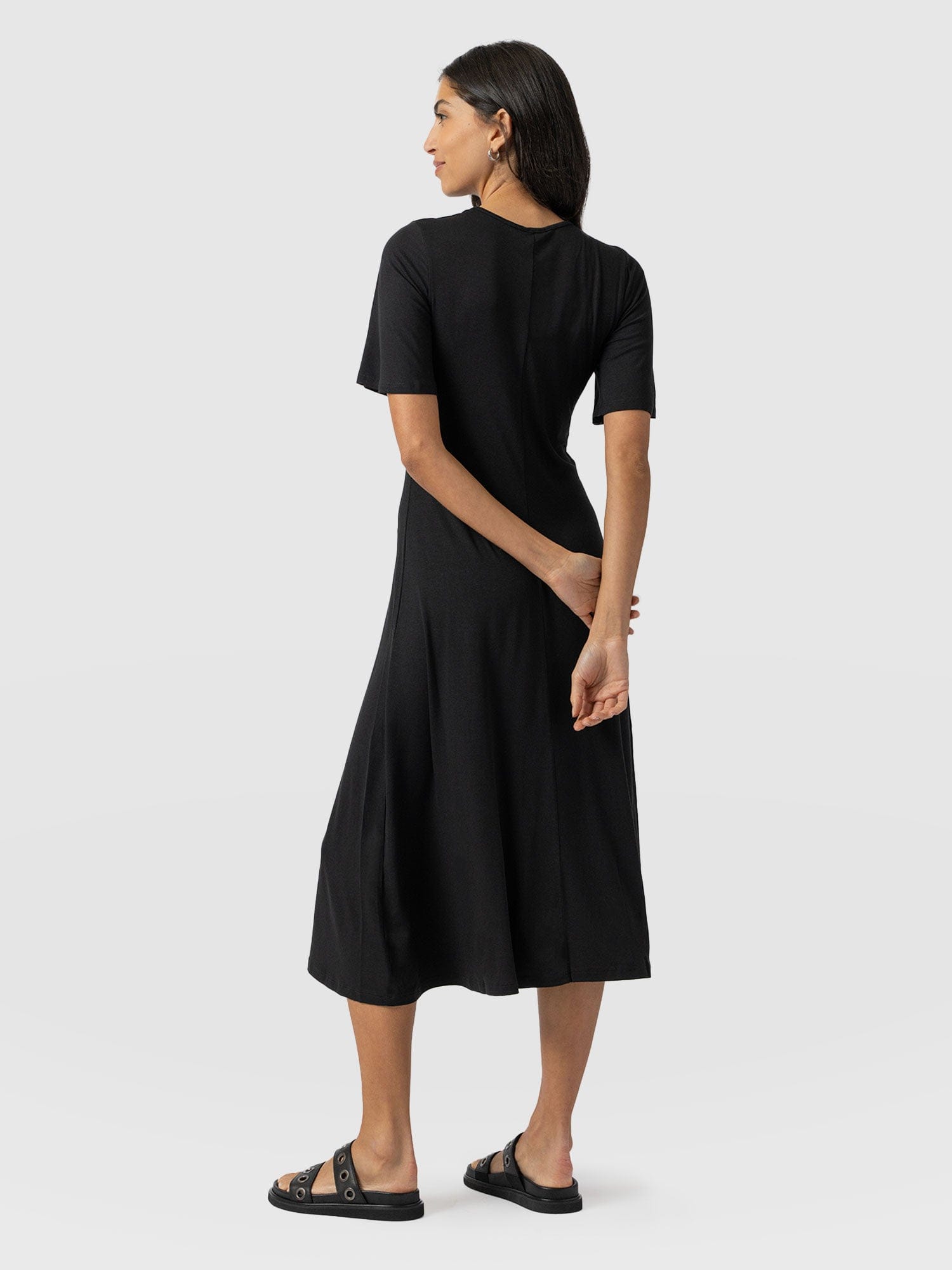 Freya Tie Dress Black - Women's Dresses | Saint + Sofia® UK
