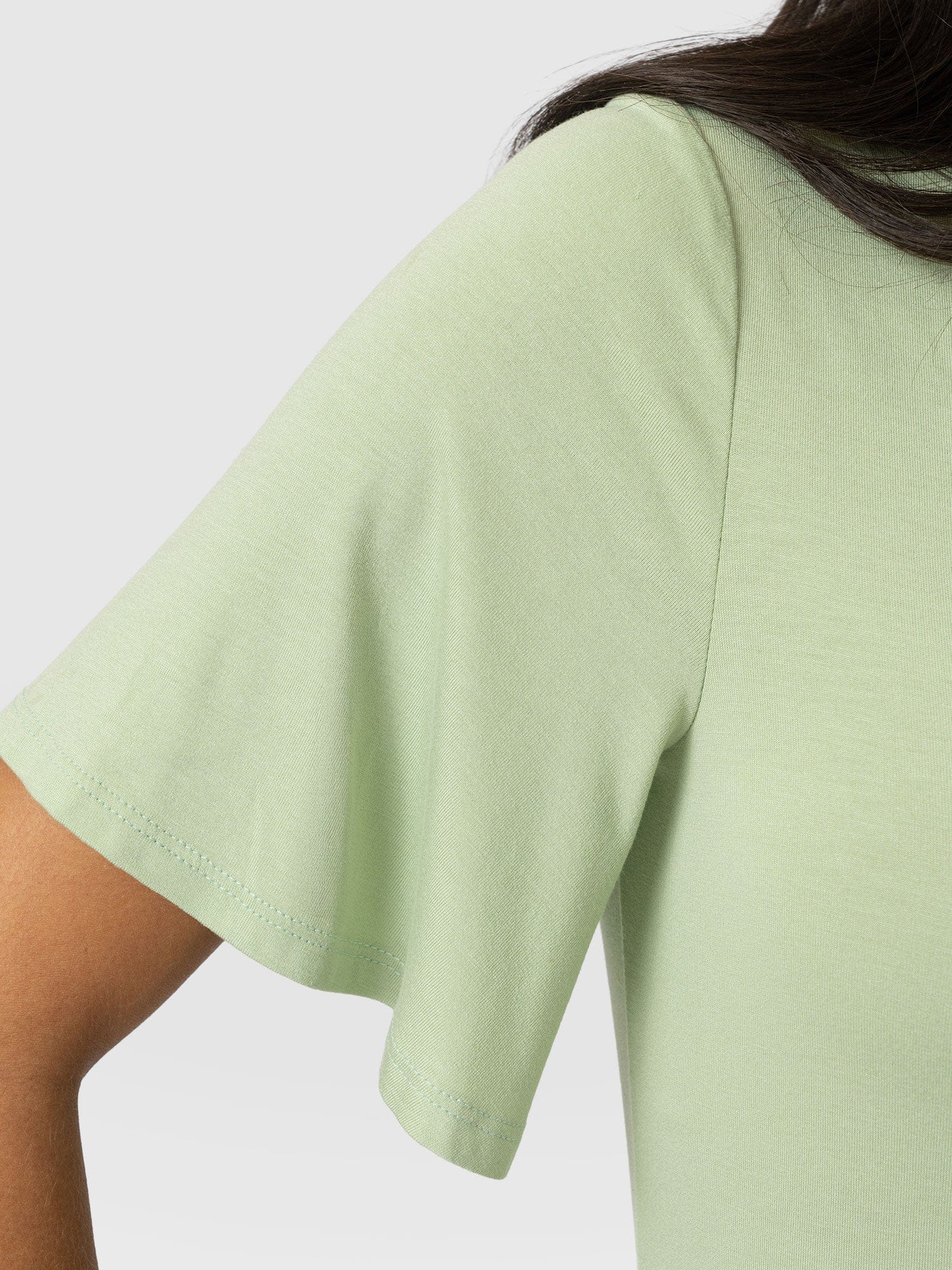 Freya Tie Tee - Mint - Women's T-shirts | Saint + Sofia® UK