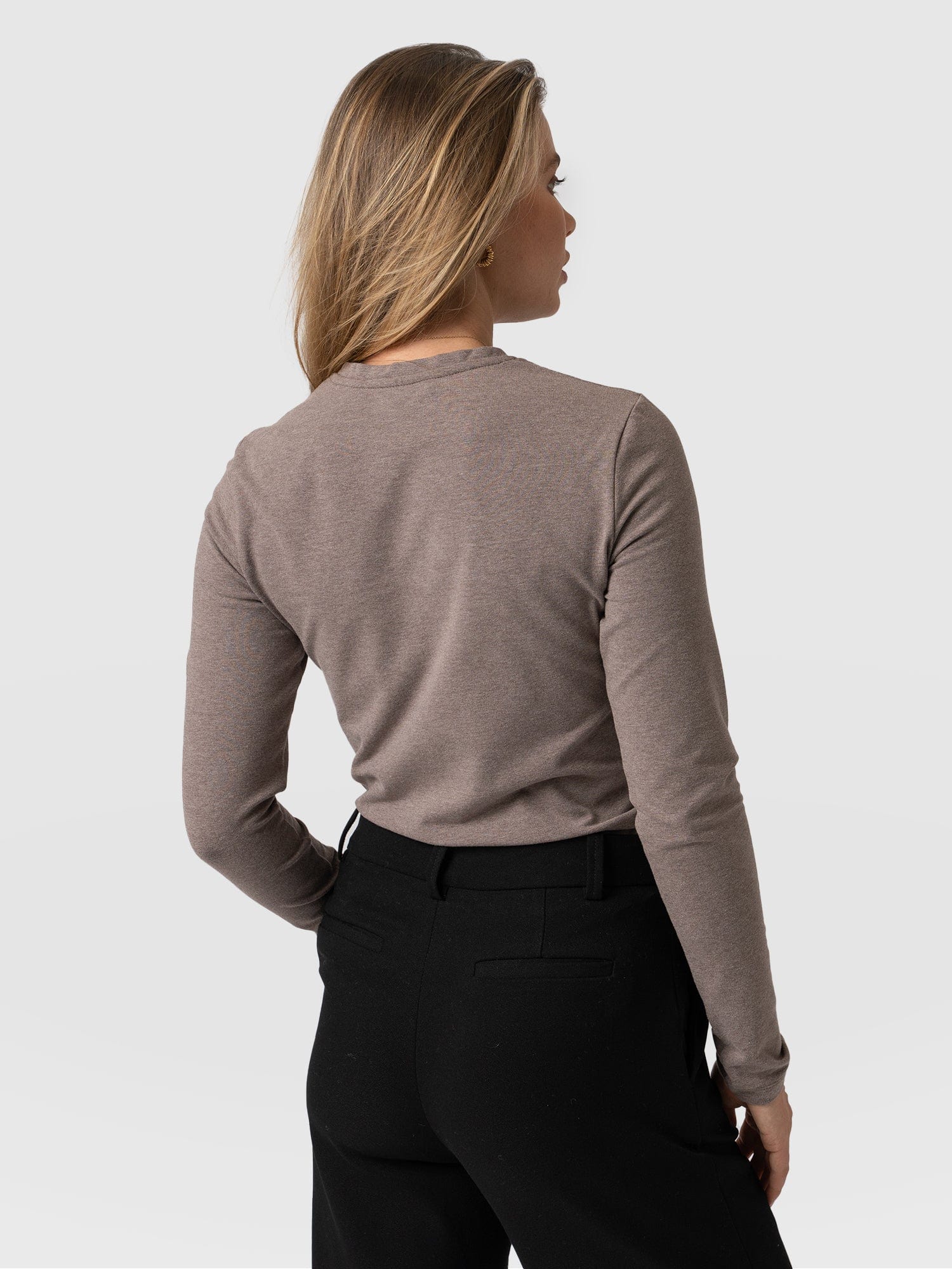 Glen Crew Neck Tee Coco - Women's T-Shirts | Saint + Sofia® UK
