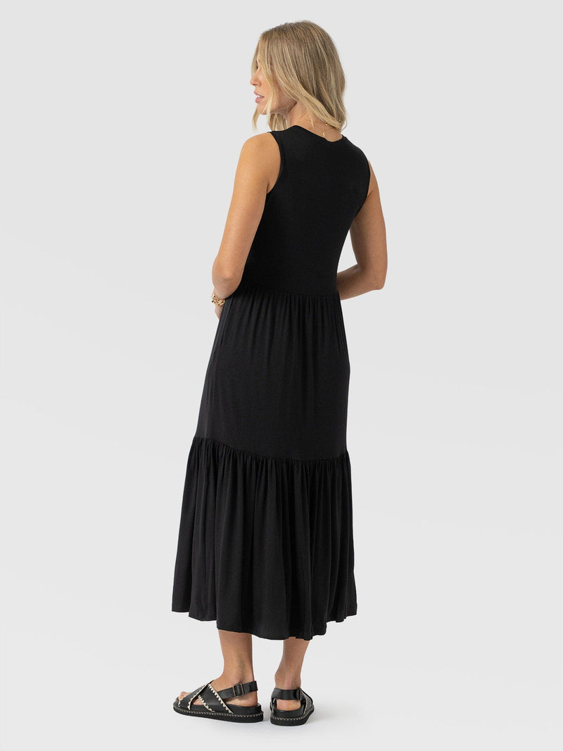 Greenwich Dress - Jersey Black