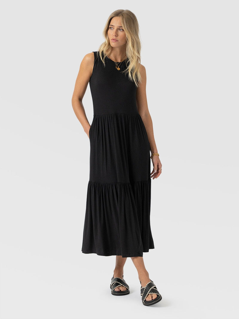 Greenwich Dress - Jersey Black