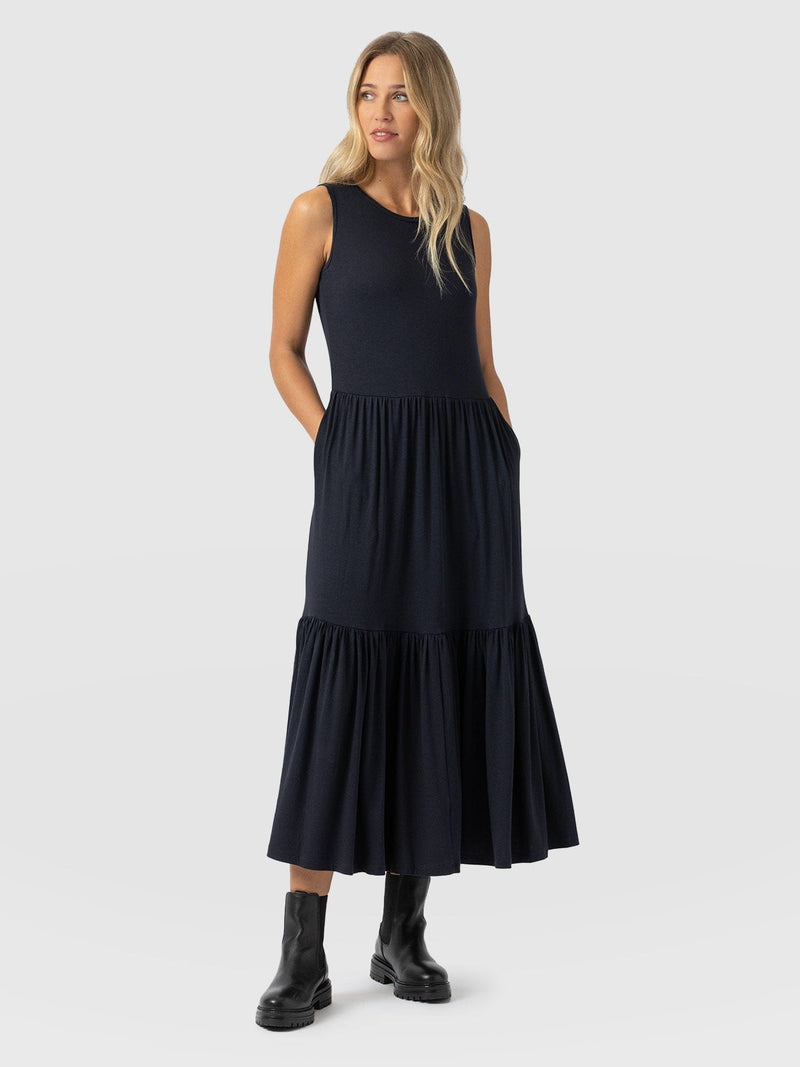 Greenwich Dress Navy - Women's Dresses | Saint + Sofia® UK
