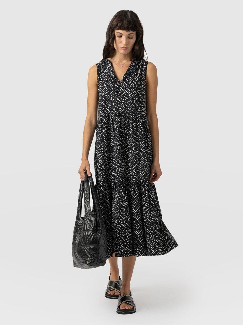 Greenwich Dress Spot Print - Women's Dresses | Saint + Sofia® UK