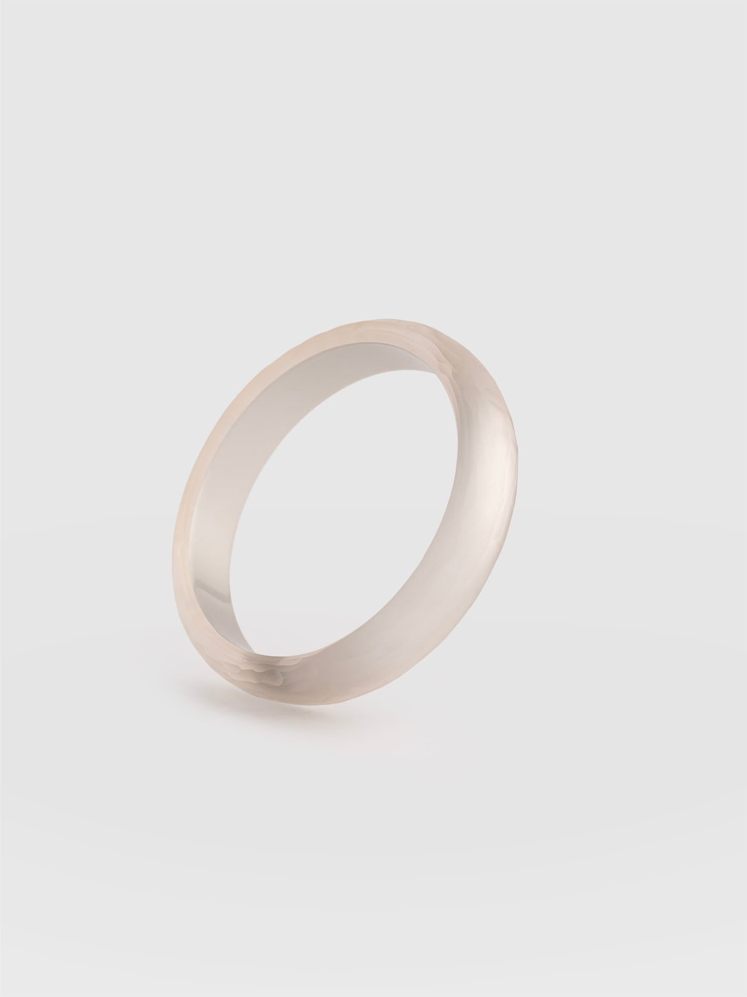 Hammered Bangle - Champagne