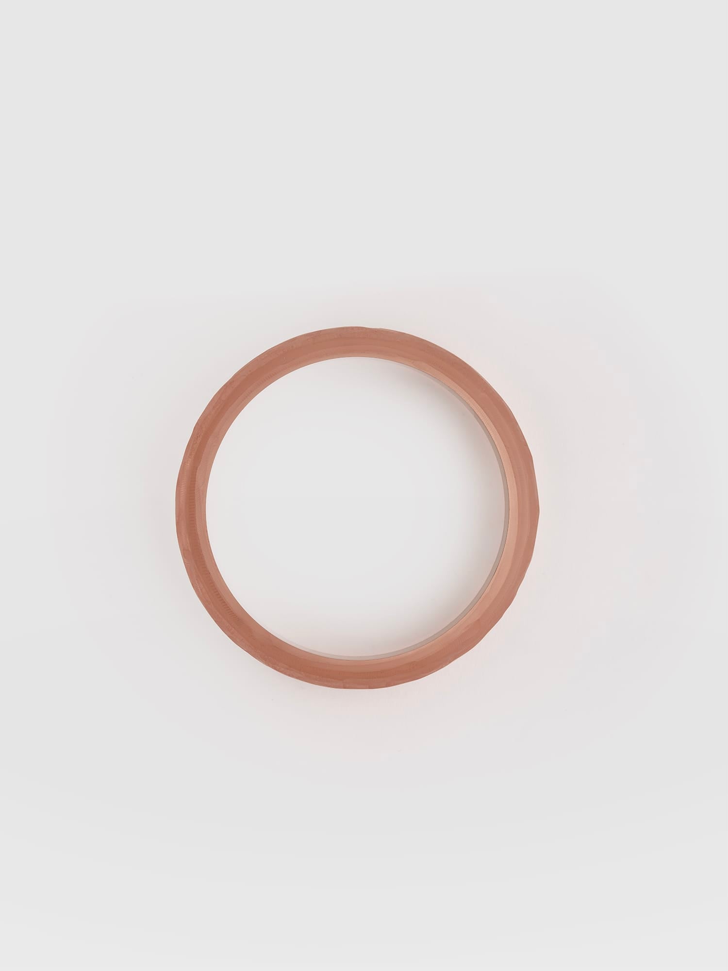 Hammered Bangle - Pink Champagne
