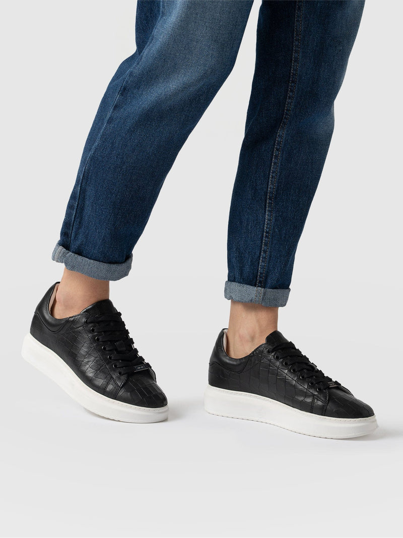 Hampstead Trainer Black - Women's Trainers | Saint + Sofia® UK