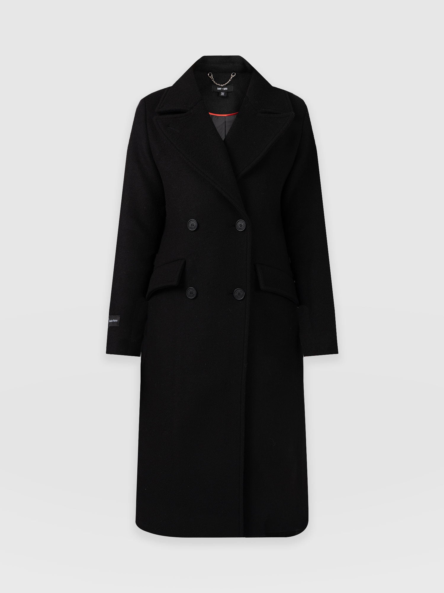 Hampton Coat Black - Women's Coats | Saint + Sofia® UK
