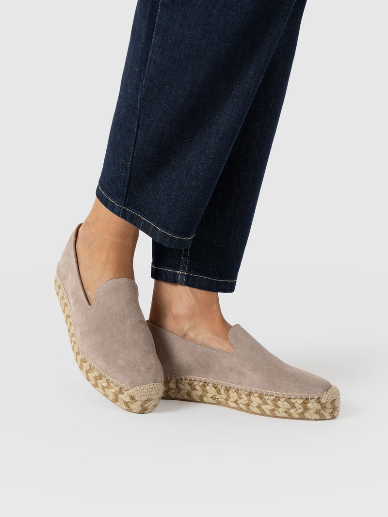 Hampton Espadrilles - Sand Suede - Women's Shoes | Saint + Sofia® UK