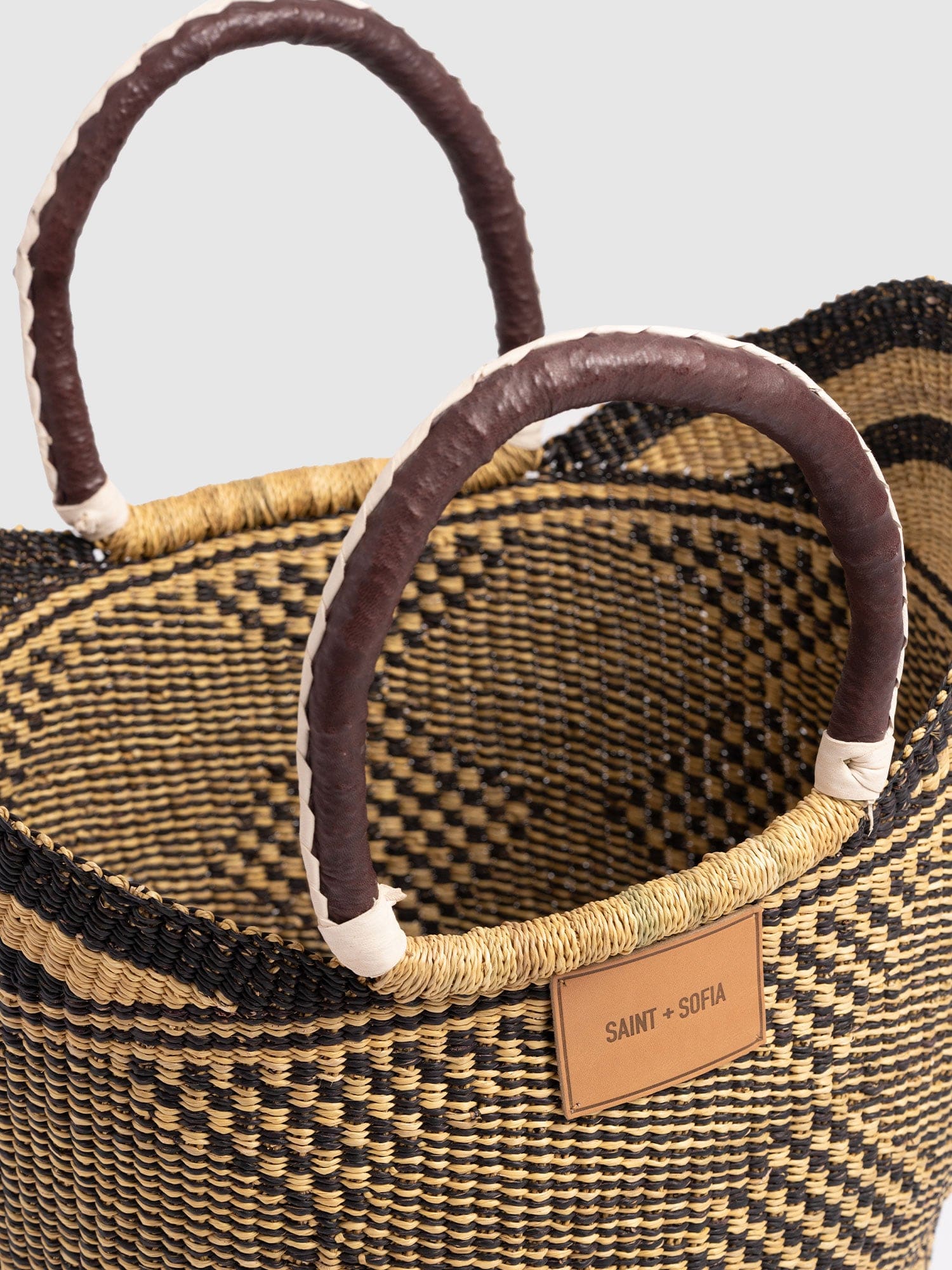 Heidi Large Basket Bag - Navy - Women's Handbags | Saint + Sofia® UK