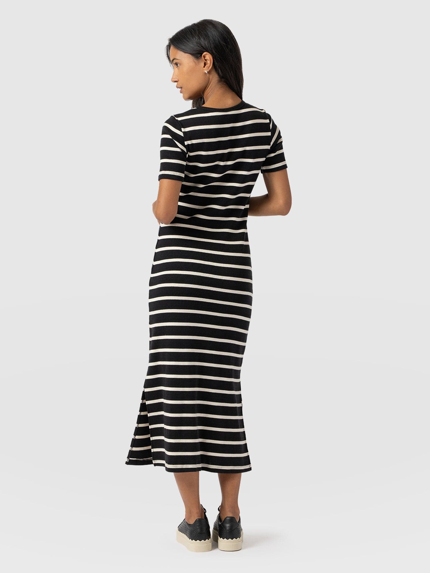 Helena T-Shirt Dress Stripe - Women's Dresses | Saint + Sofia® UK