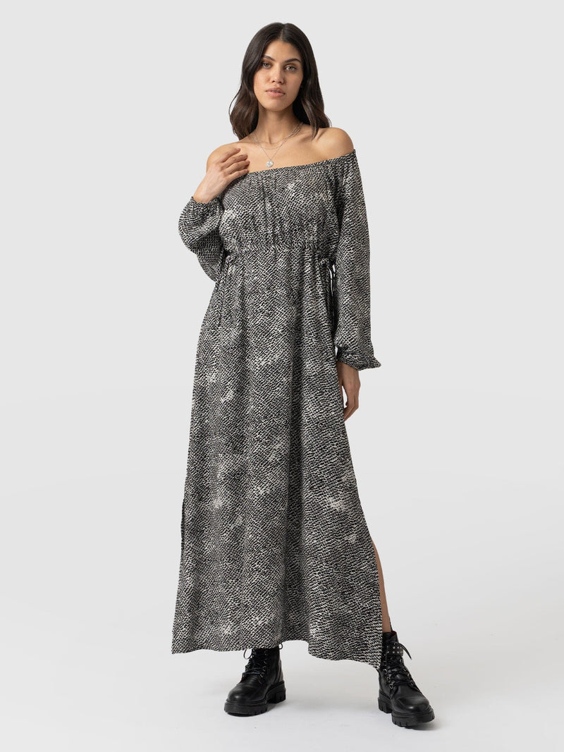 Henrietta Dress Monochrome Gothica - Women's Dresses | Saint + Sofia® UK