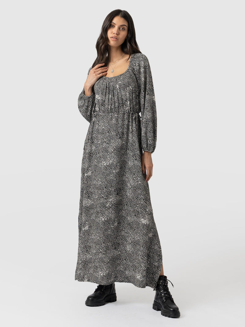 Henrietta Dress Monochrome Gothica - Women's Dresses | Saint + Sofia® UK