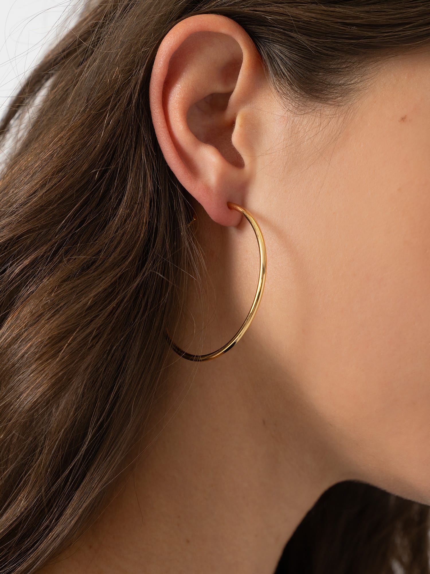 Hoop Large Earrings - Gold