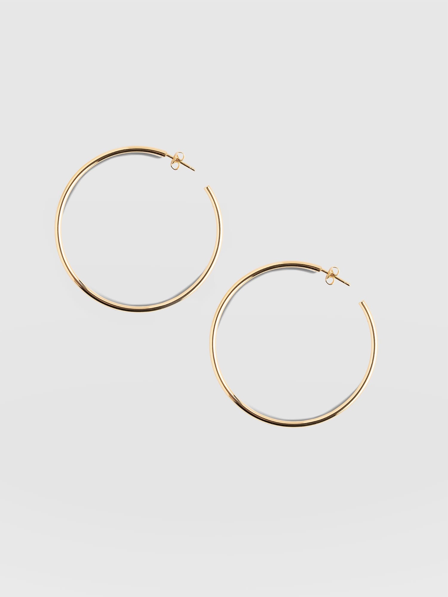 Hoop Large Earrings - Gold