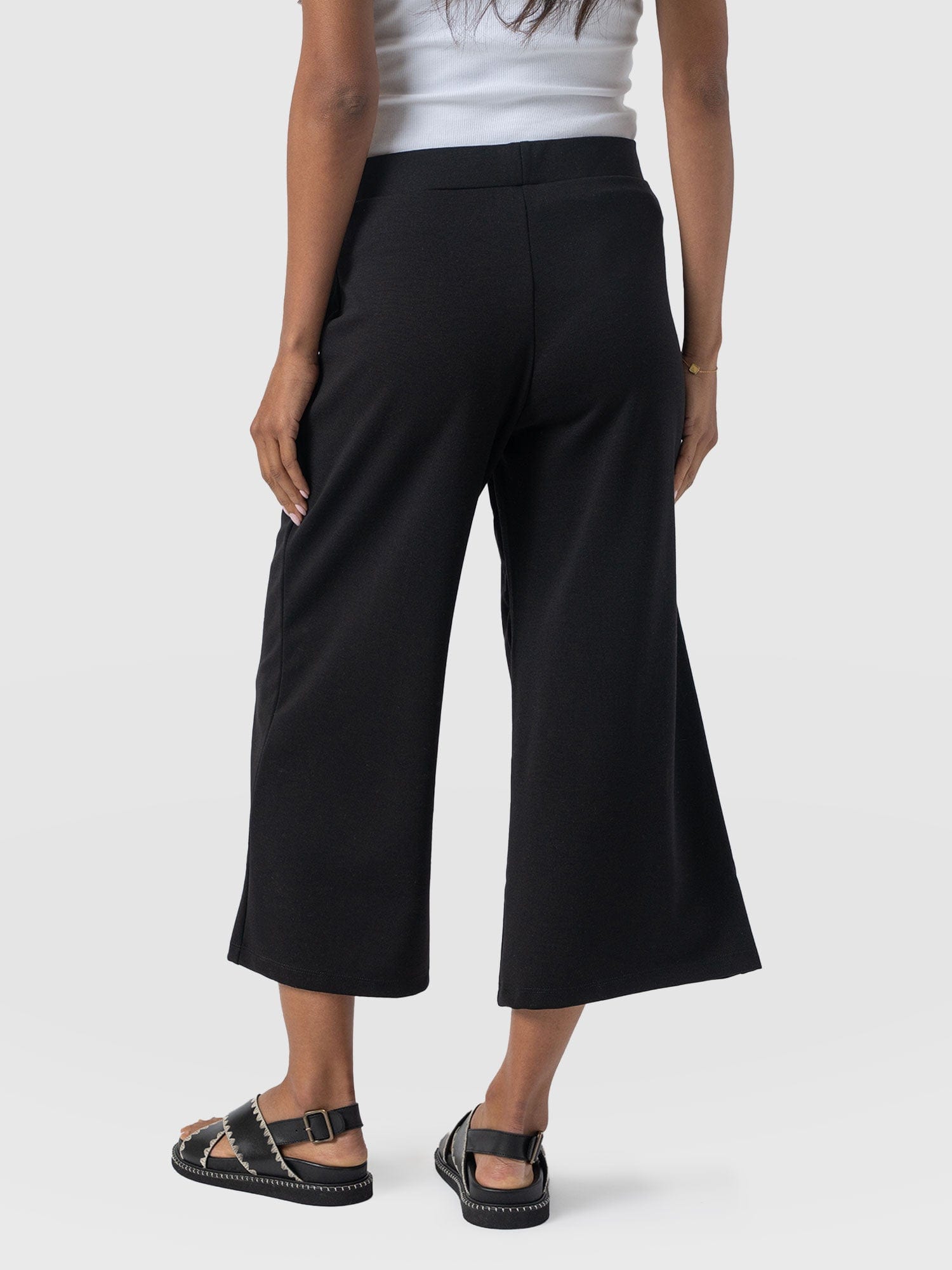 Keller Culotte Black - Women's Culottes | Saint + Sofia® UK