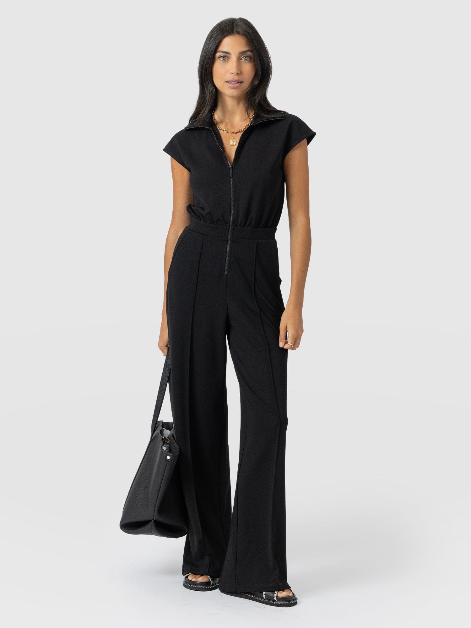 Keller Jumpsuit - Black - Women's Jumpsuits | Saint and Sofia® UK