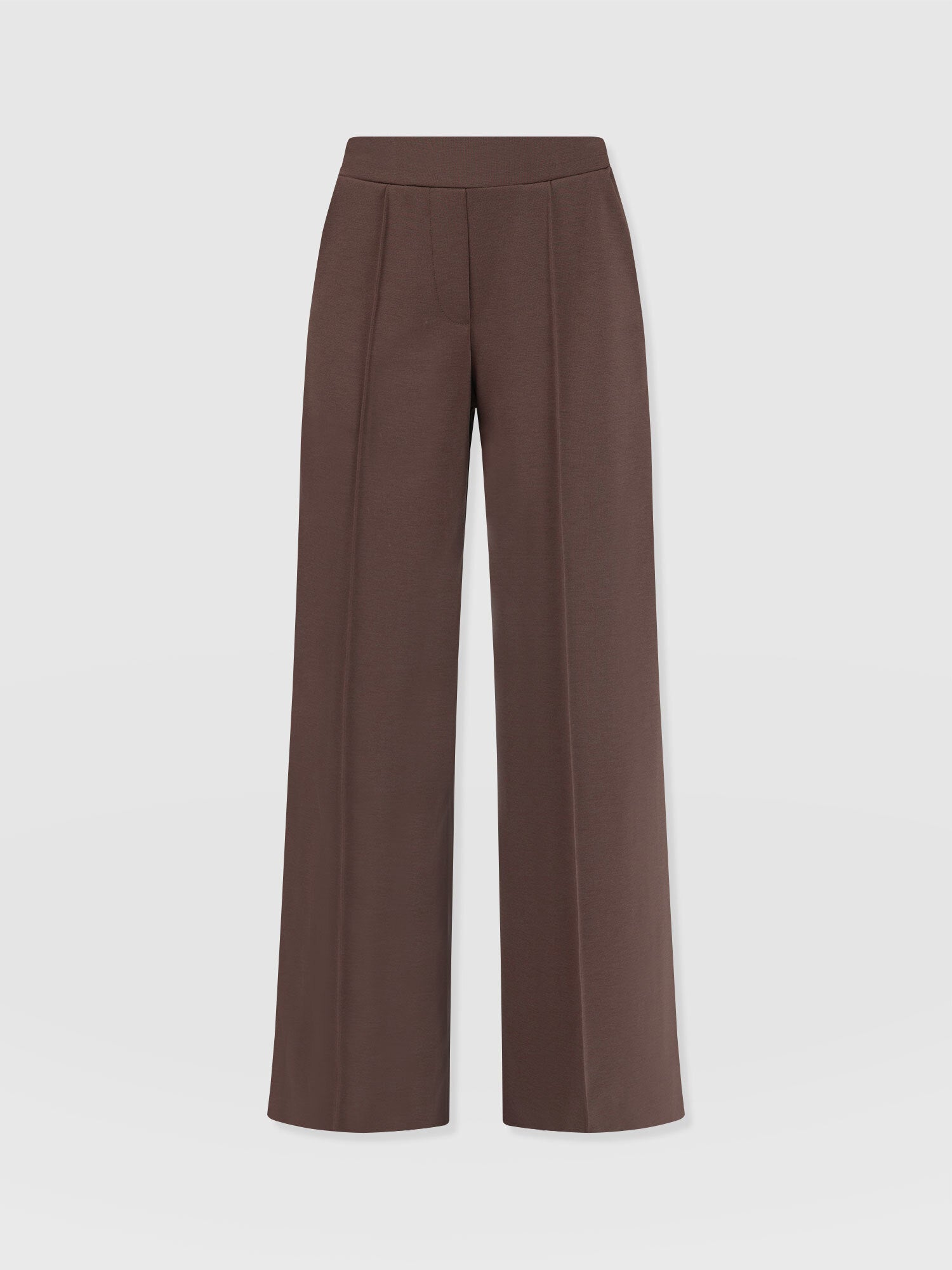 Keller Wide Leg Pant - Brown - Women's Trousers | Saint and Sofia® UK