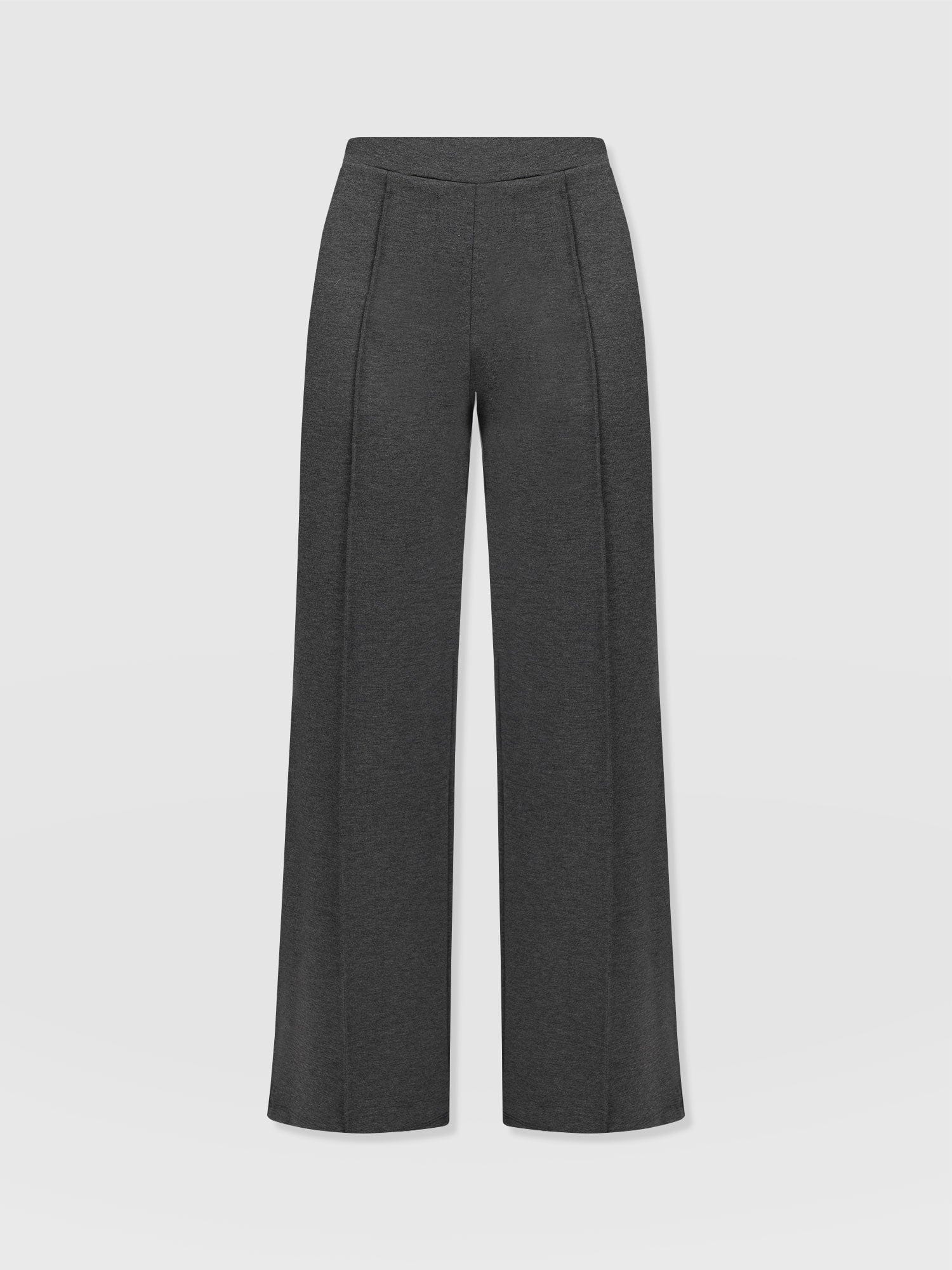 Keller Wide Leg Pant Charcoal - Women's Trousers | Saint and Sofia® UK