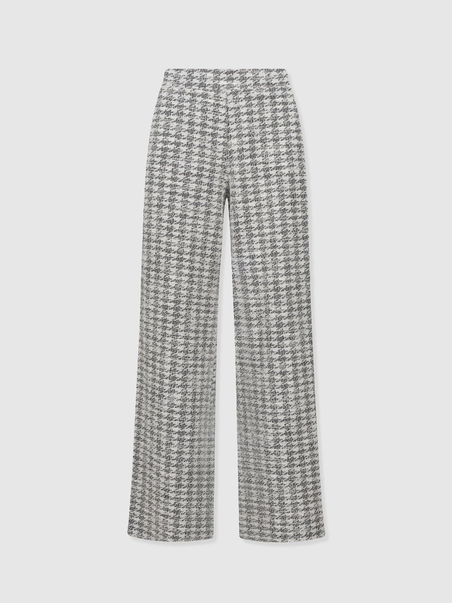 Keller Wide Leg Pant - Cream Boucle - Women's Trousers | Saint + Sofia® UK