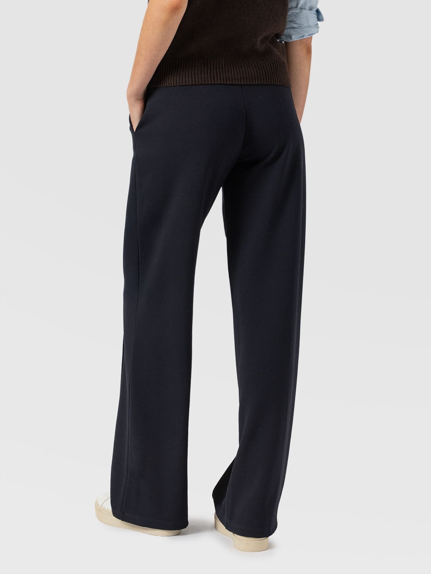 Keller Wide Leg Pant - Navy