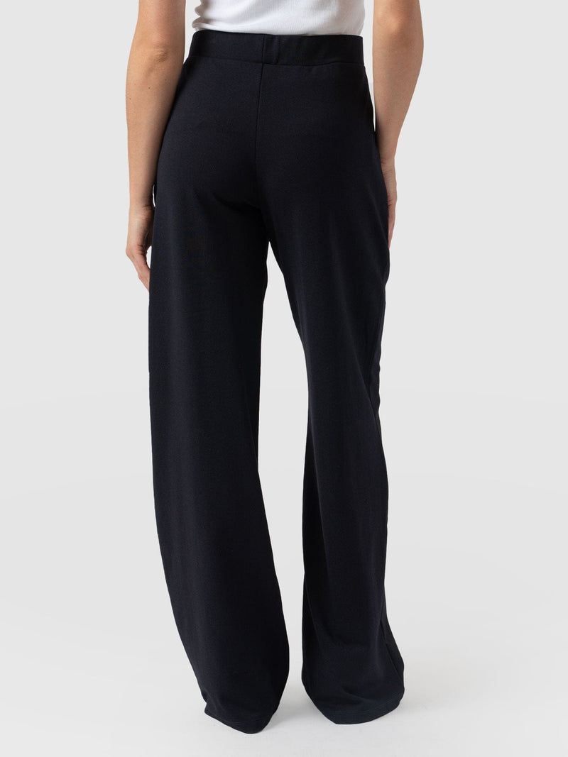 Keller Wide Leg Pant Navy - Women's Trousers | Saint + Sofia® UK