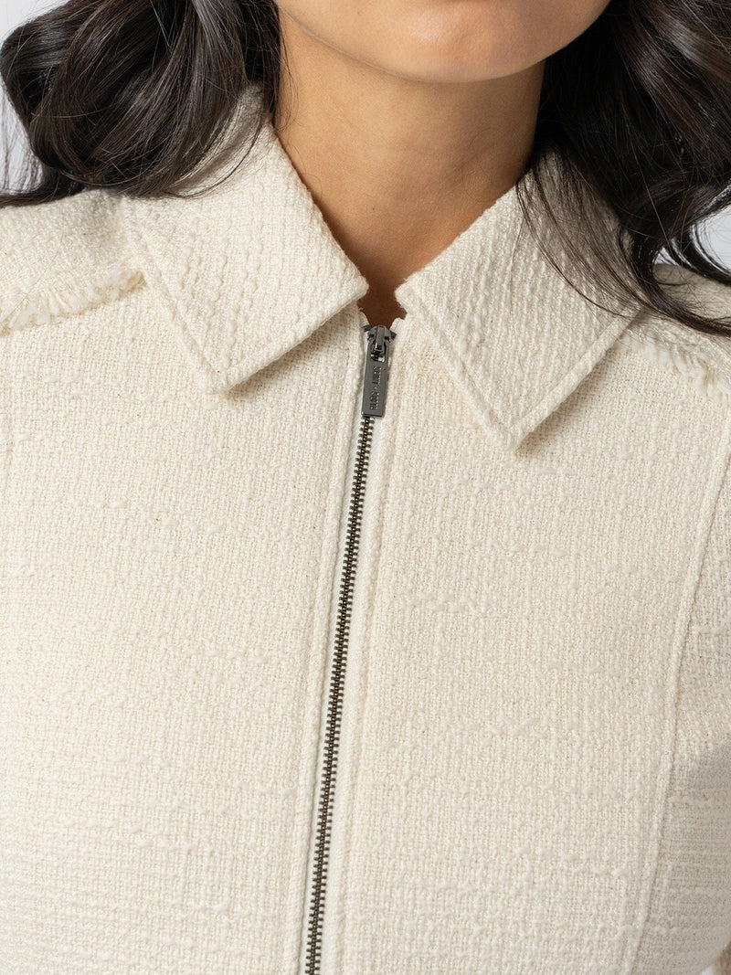 Kinley Jacket Cream - Women's Jackets | Saint + Sofia® UK
