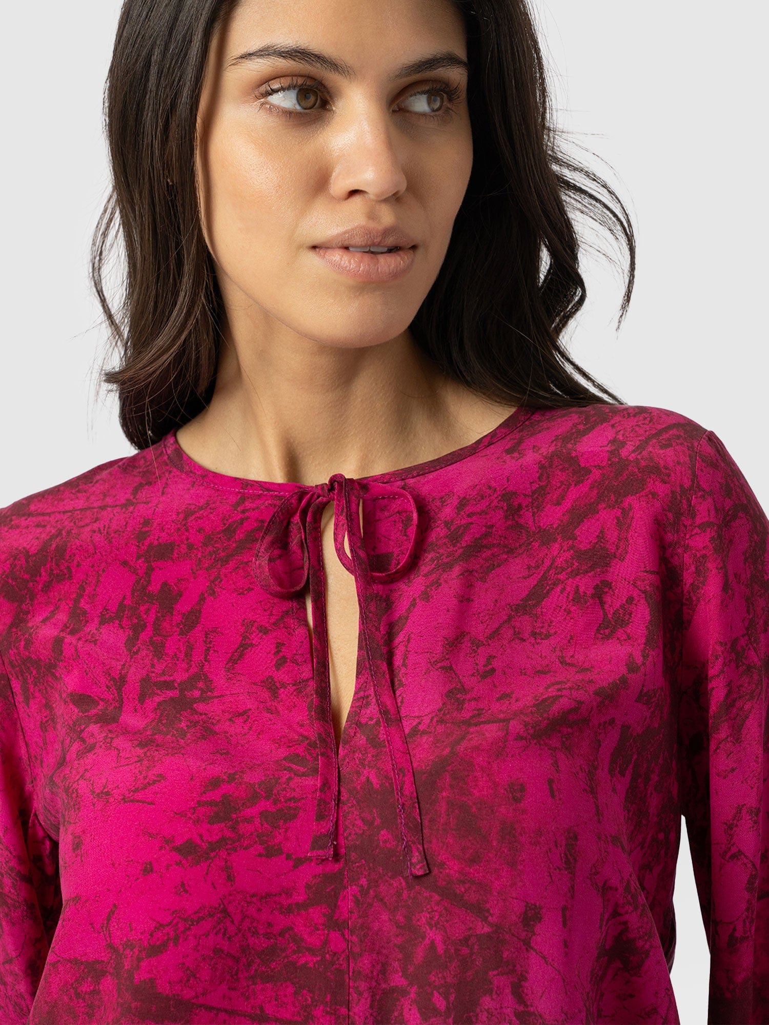 Kristen Blouse Pink Marble - Women's Blouses | Saint + Sofia® UK