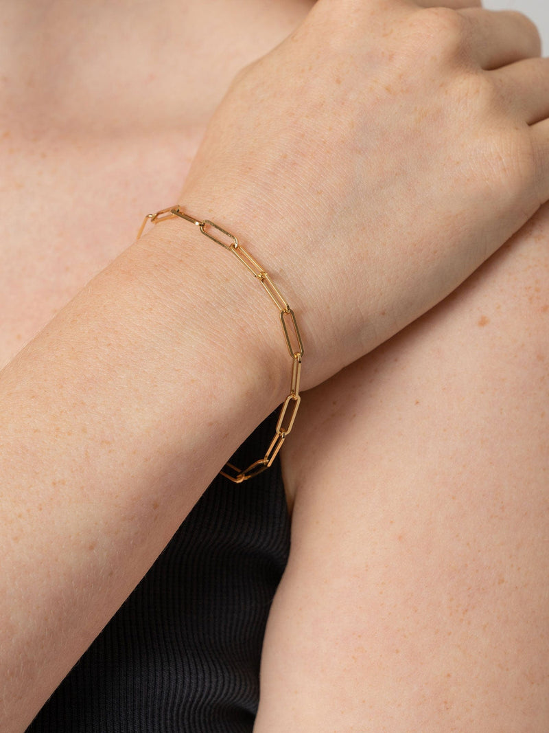 Link Chain Bracelet Gold - Women's Jewellery | Saint + Sofia® UK
