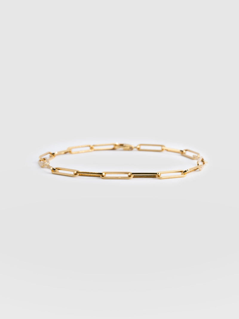 Link Chain Bracelet Gold - Women's Jewellery | Saint + Sofia® UK