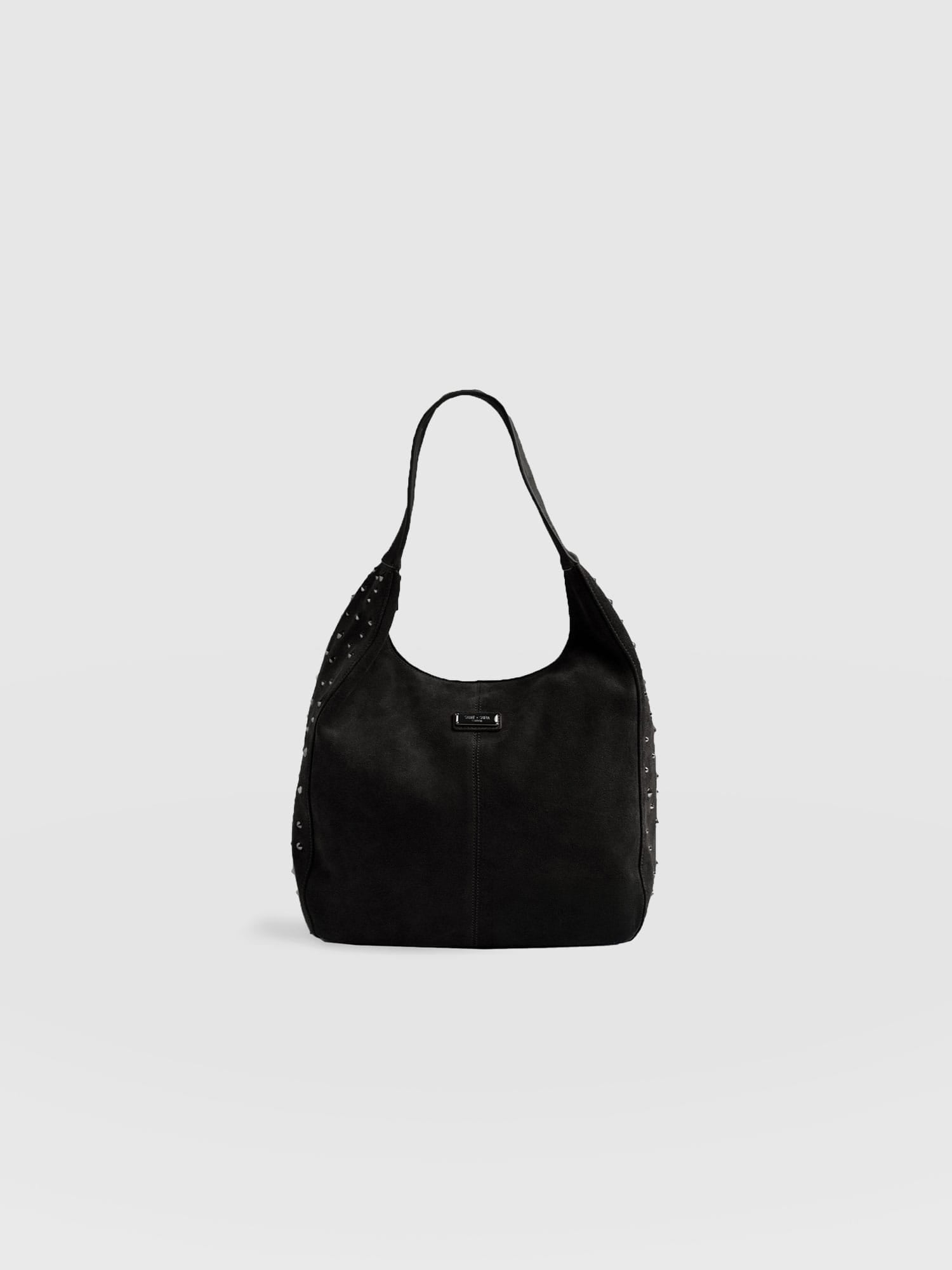 Margot Hobo Shoulder Bag Black - Women's Bags | Saint and Sofia® UK