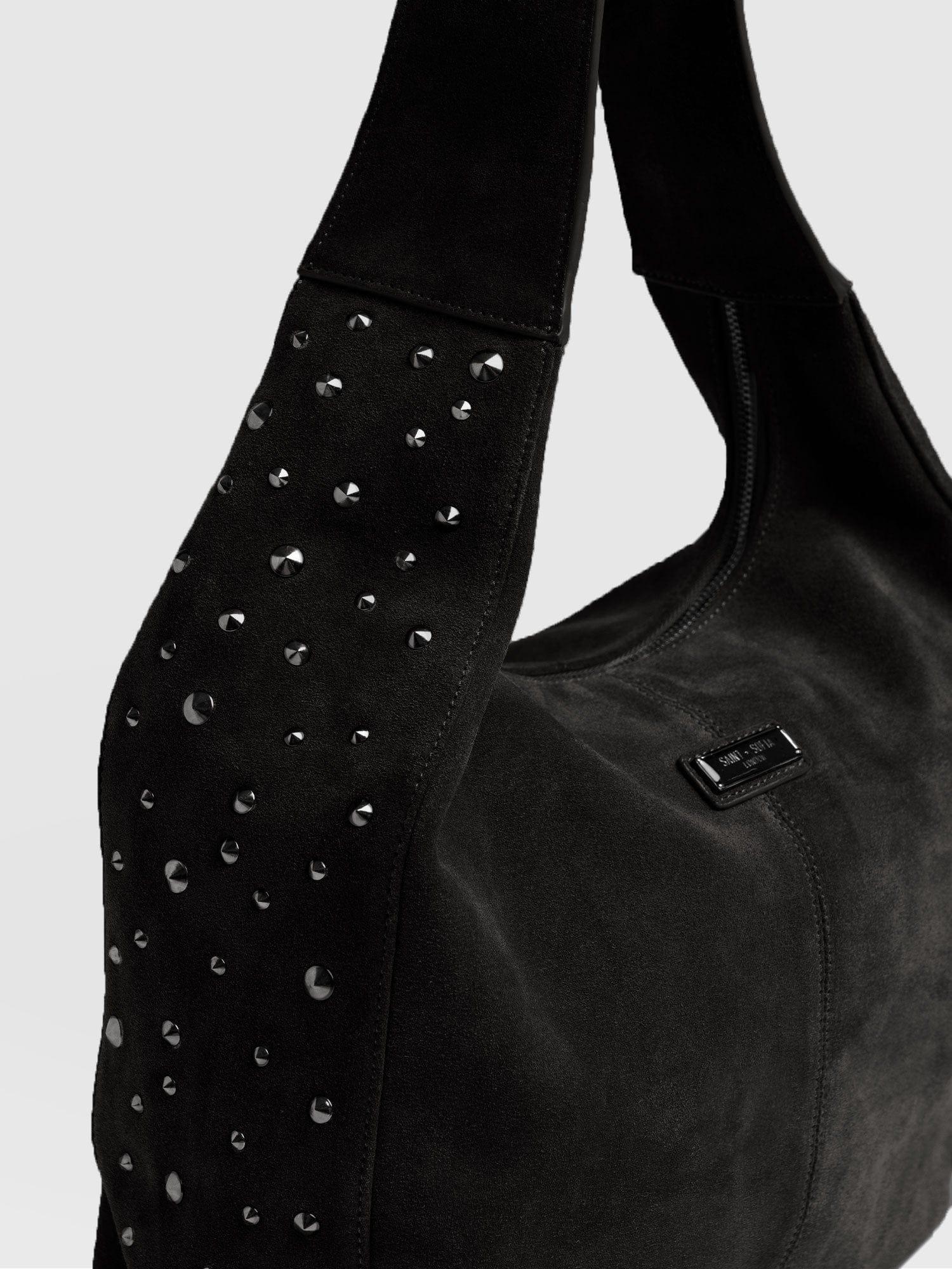 Margot Hobo Shoulder Bag Black - Women's Bags | Saint and Sofia® UK