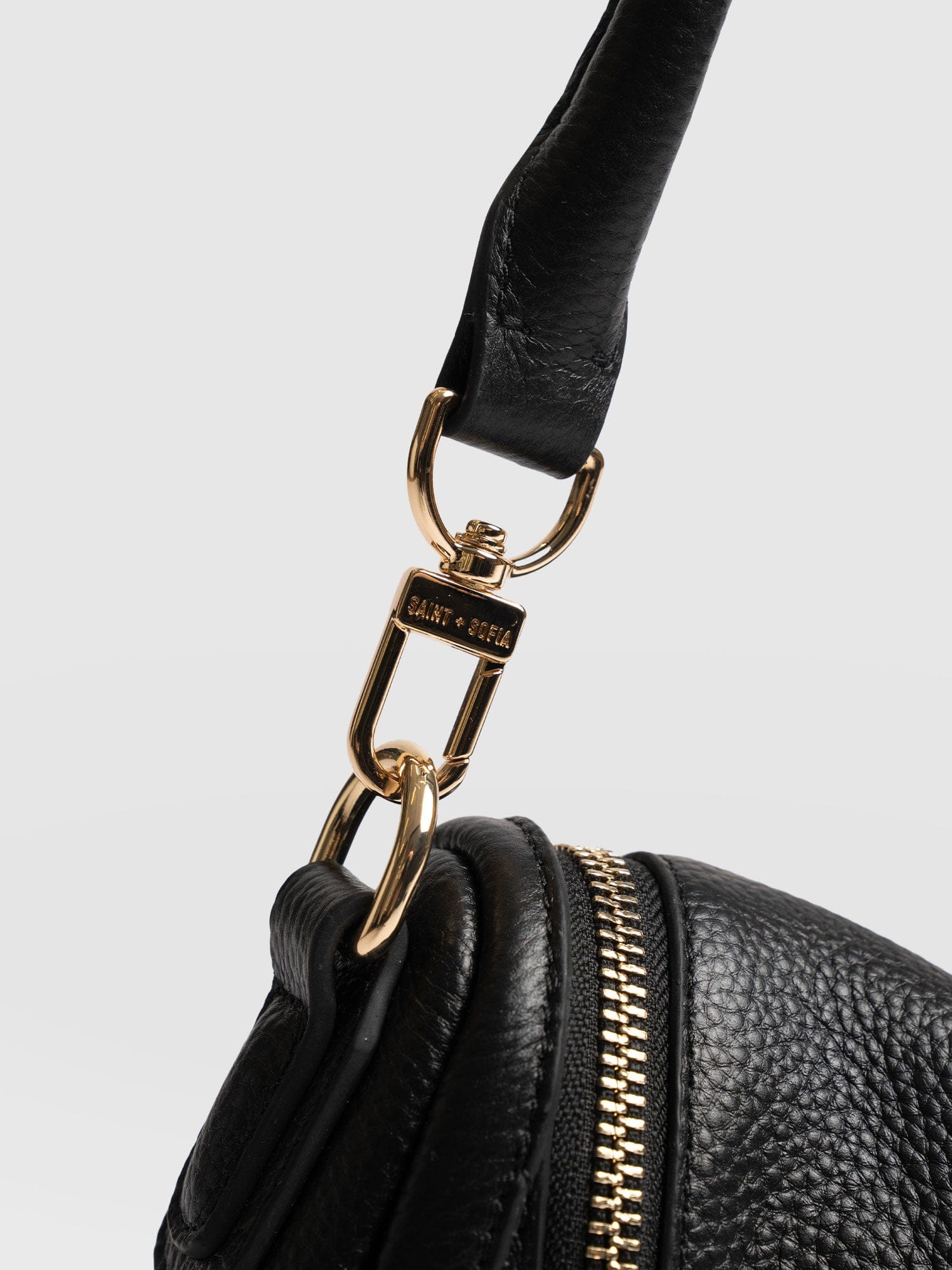Marlowe Messenger Bag - Black - Women's Handbags | Saint + Sofia® UK